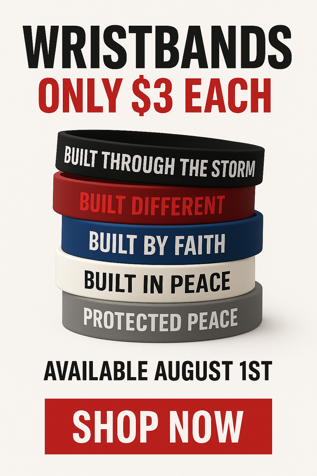 Built Through the Storm Wristband