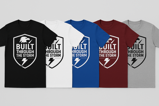 Built Through The Storm Tee – SS Drop